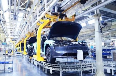 北汽新能源&ldquo;享界S9&rdquo;純電動乘用車在密云正式量產